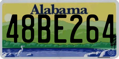 AL license plate 48BE264