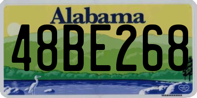 AL license plate 48BE268