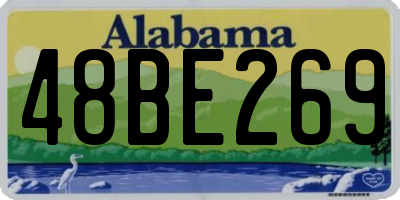 AL license plate 48BE269