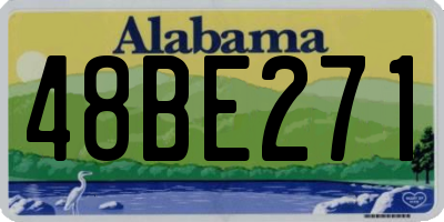 AL license plate 48BE271