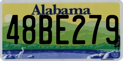AL license plate 48BE279