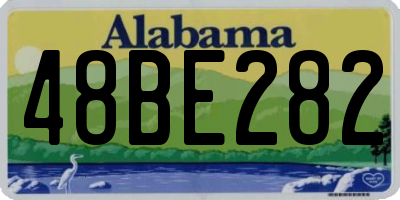 AL license plate 48BE282
