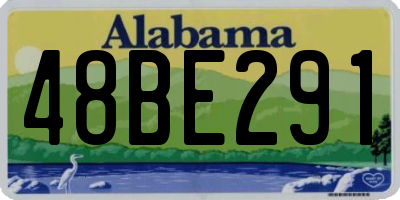 AL license plate 48BE291