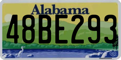 AL license plate 48BE293