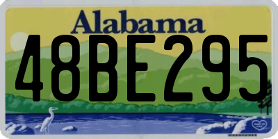 AL license plate 48BE295