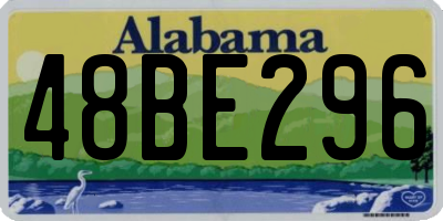 AL license plate 48BE296