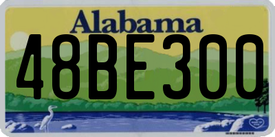 AL license plate 48BE300