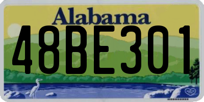 AL license plate 48BE301