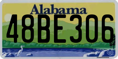AL license plate 48BE306