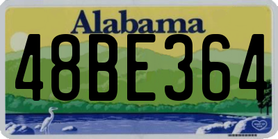 AL license plate 48BE364