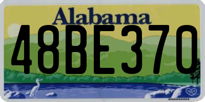 AL license plate 48BE370