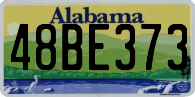 AL license plate 48BE373