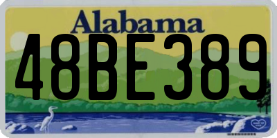 AL license plate 48BE389