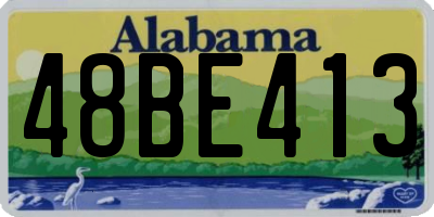AL license plate 48BE413