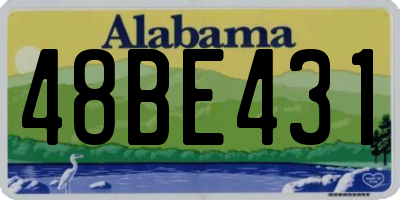 AL license plate 48BE431