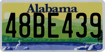 AL license plate 48BE439
