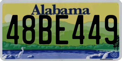 AL license plate 48BE449