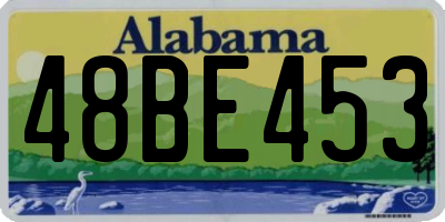 AL license plate 48BE453