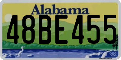 AL license plate 48BE455