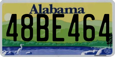 AL license plate 48BE464