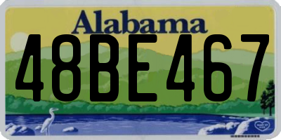 AL license plate 48BE467