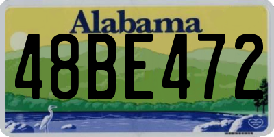 AL license plate 48BE472