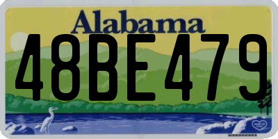 AL license plate 48BE479