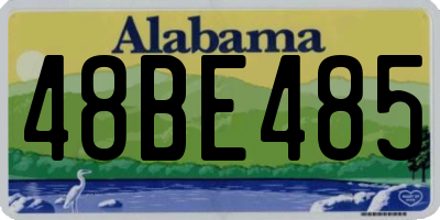 AL license plate 48BE485