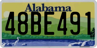 AL license plate 48BE491