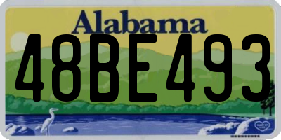 AL license plate 48BE493