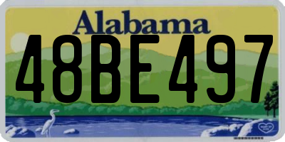 AL license plate 48BE497