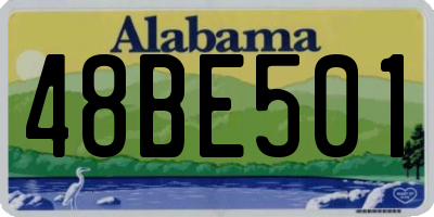 AL license plate 48BE501