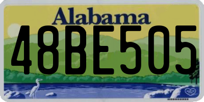 AL license plate 48BE505