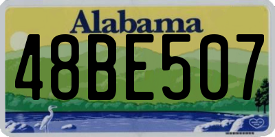 AL license plate 48BE507