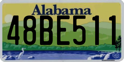 AL license plate 48BE511