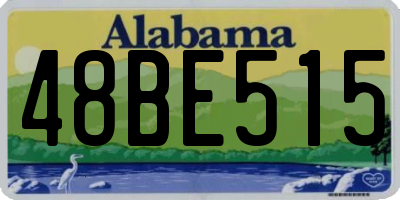 AL license plate 48BE515