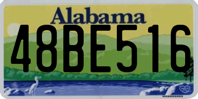 AL license plate 48BE516