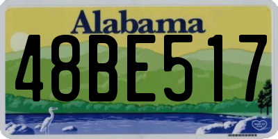 AL license plate 48BE517