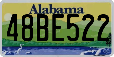 AL license plate 48BE522