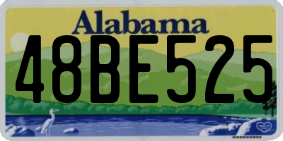 AL license plate 48BE525