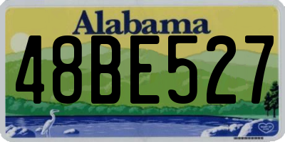 AL license plate 48BE527