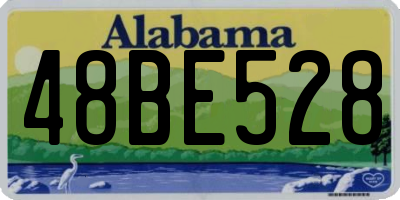 AL license plate 48BE528