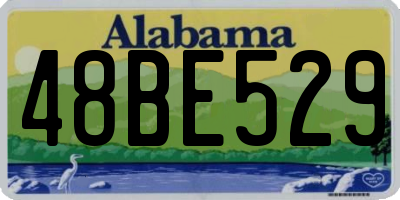 AL license plate 48BE529