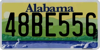 AL license plate 48BE556