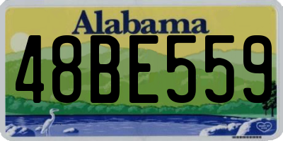 AL license plate 48BE559