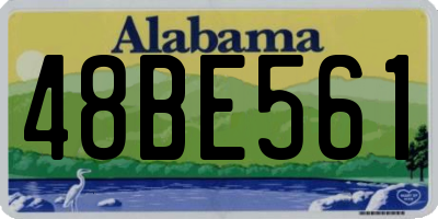 AL license plate 48BE561