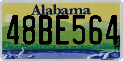 AL license plate 48BE564