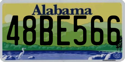 AL license plate 48BE566