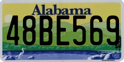 AL license plate 48BE569