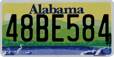 AL license plate 48BE584